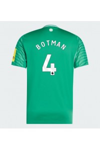 Newcastle United Sven Botman #4 Jalkapallovaatteet Vieraspaita 2025-26 Lyhythihainen